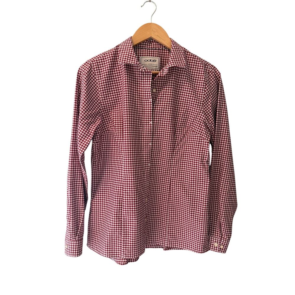 OOBE Greenville SC Garnet Gingham Shirt M NWT 100% Cotton Gamecock